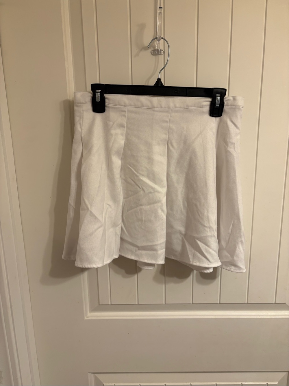 SO White Circle Skater Skirt